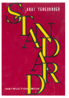 Akai Terecorder-Owners-Manual 